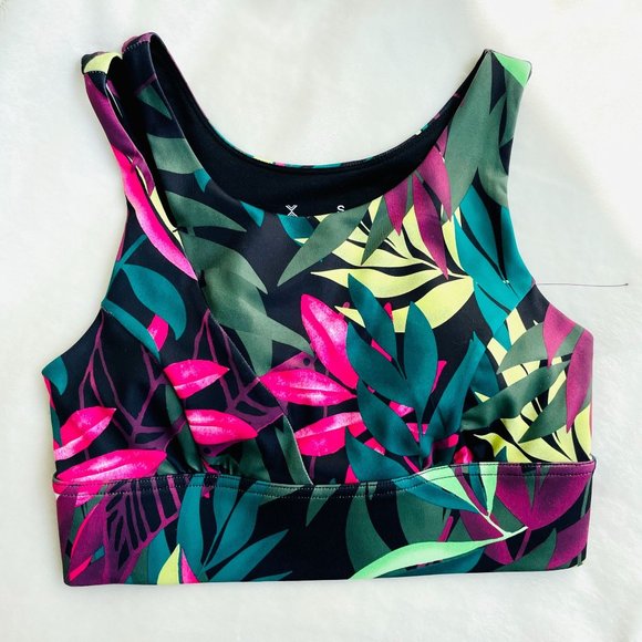 Xersion Womens Move High Rise 7/8 Ankle Leggings Sports Bra Set Anti Odor Small - Picture 3 of 9